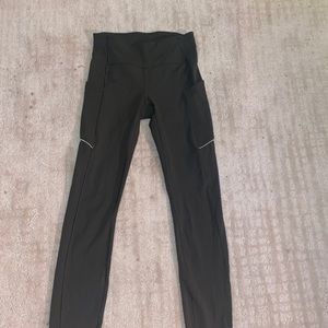 Lululemon Size 2 Leggings Fast & Free Dark Olive